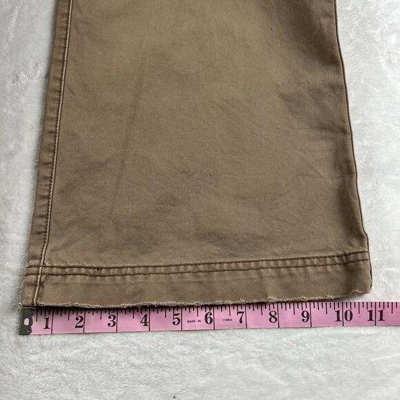 Levi's Tab Twills Low Boot Cut Vintage Khaki Pants men's size 36X32 - Picture 10 of 10